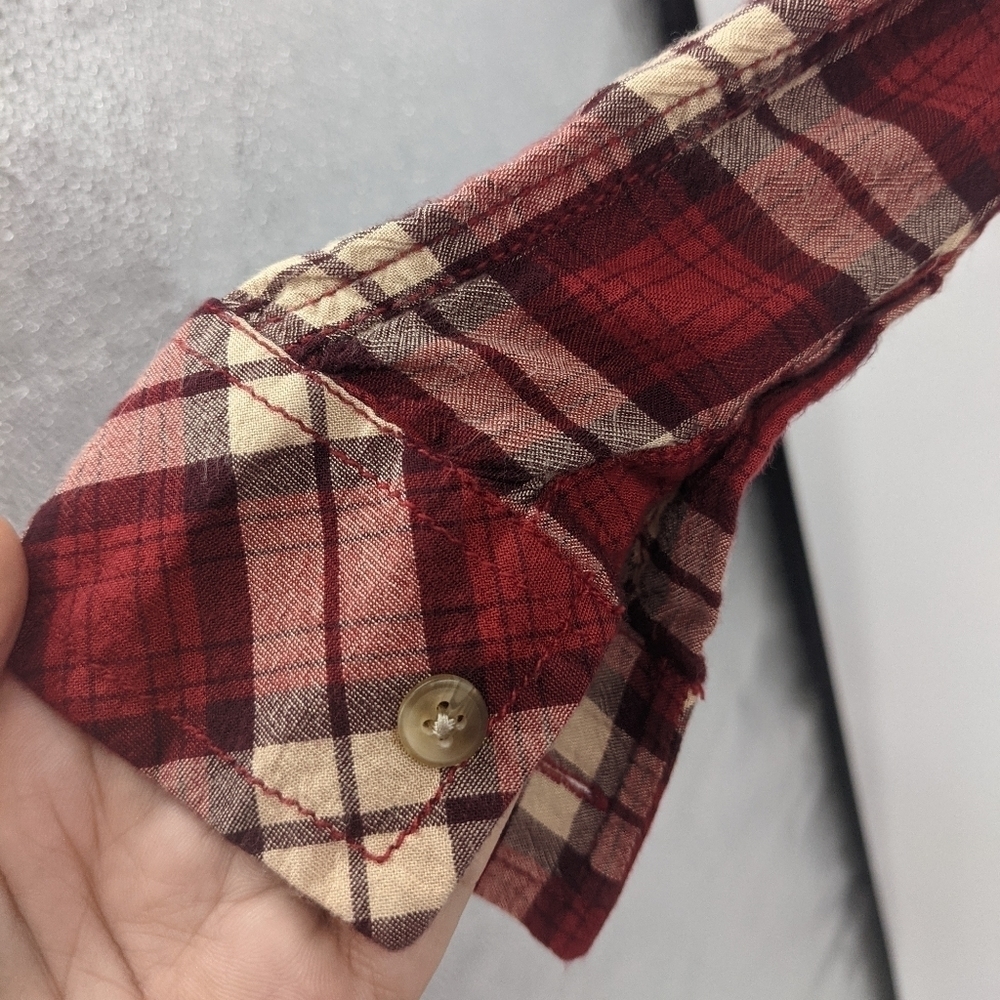 KAVU Plaid Button Long Sleeve Shirt - Picture 5 of 6